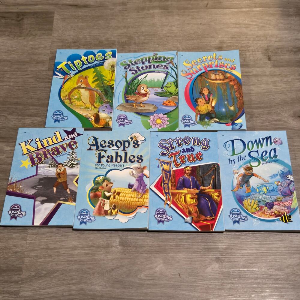 Abeka First Grade Readers Books 1b-1h Near Complete Set (no 1a) Curriculum